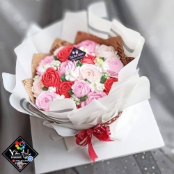 bánh kem giỏ hoa tặng sinh nhật